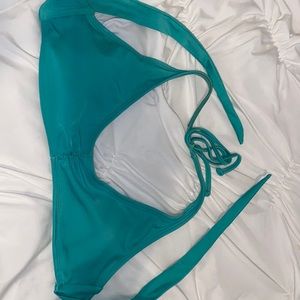 LLD Teal/green bikini top